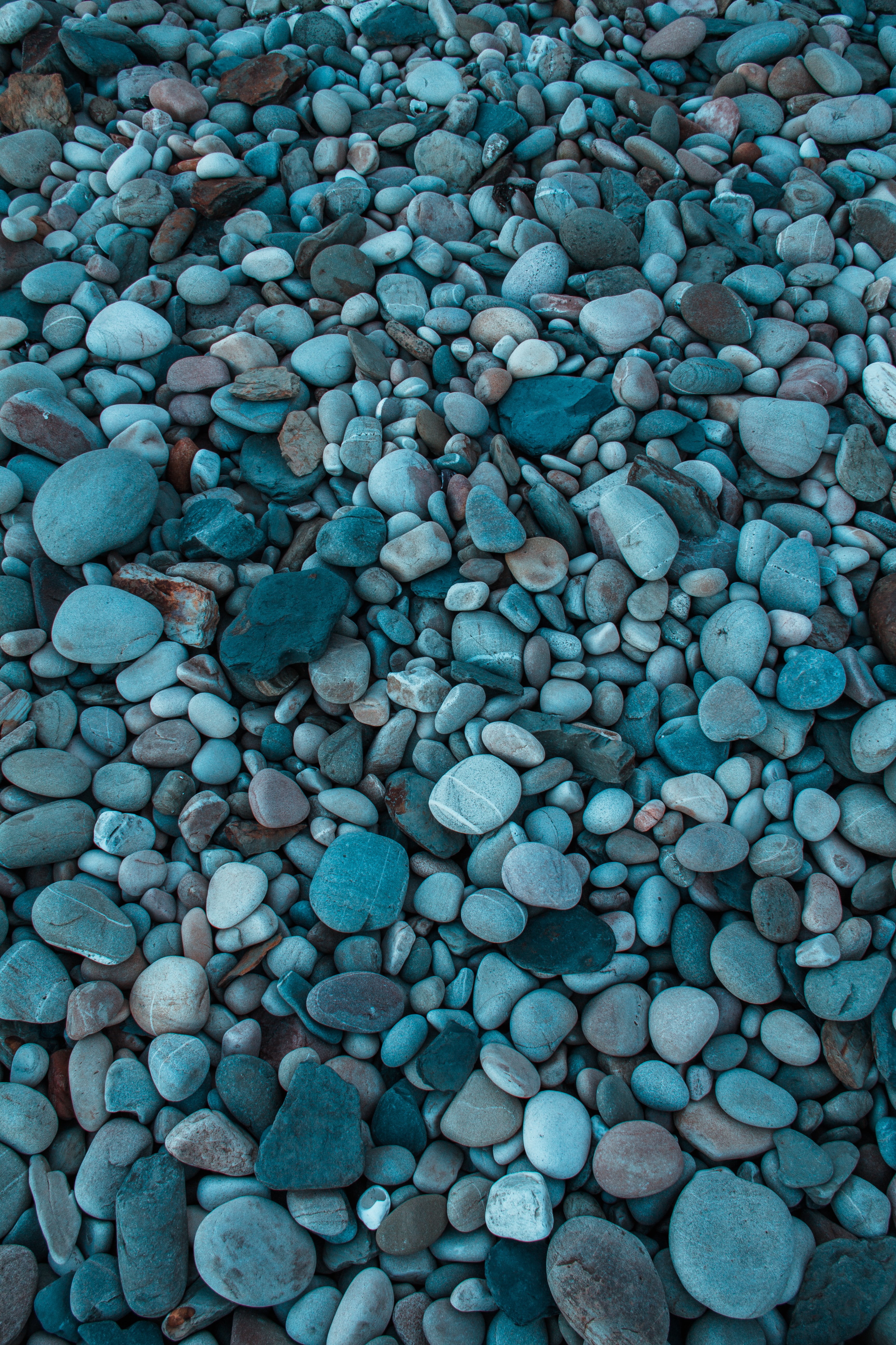 dark, stones, pebble, texture, textures, gravel QHD