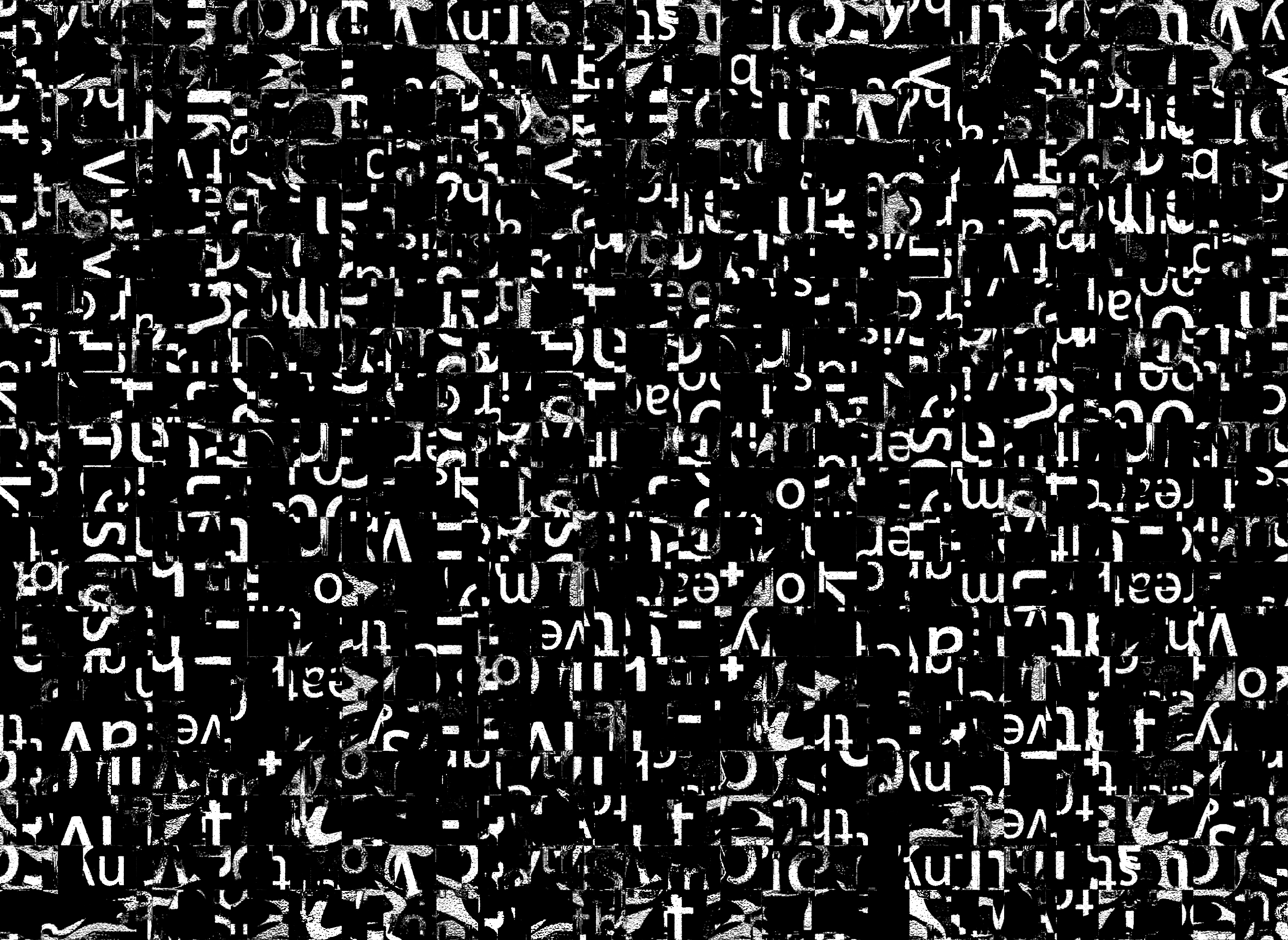 Wallpaper for mobile devices texture, chb, bw, typography