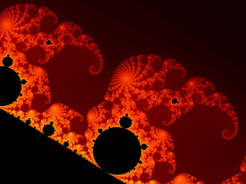 High Definition wallpaper abstract, fractal, red, orange (color)