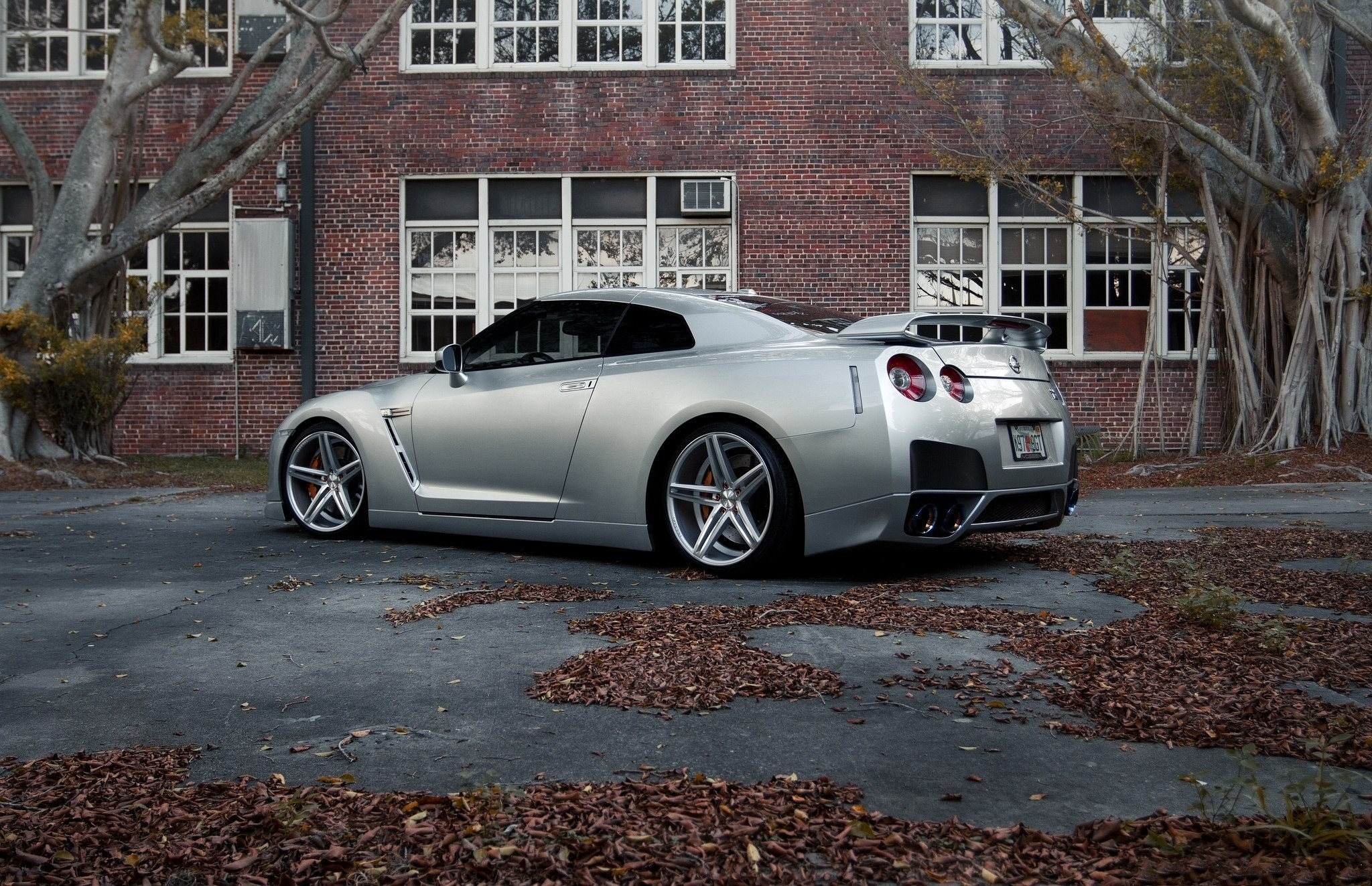 Nissan Gt-R auto, grey, cars 8k Backgrounds
