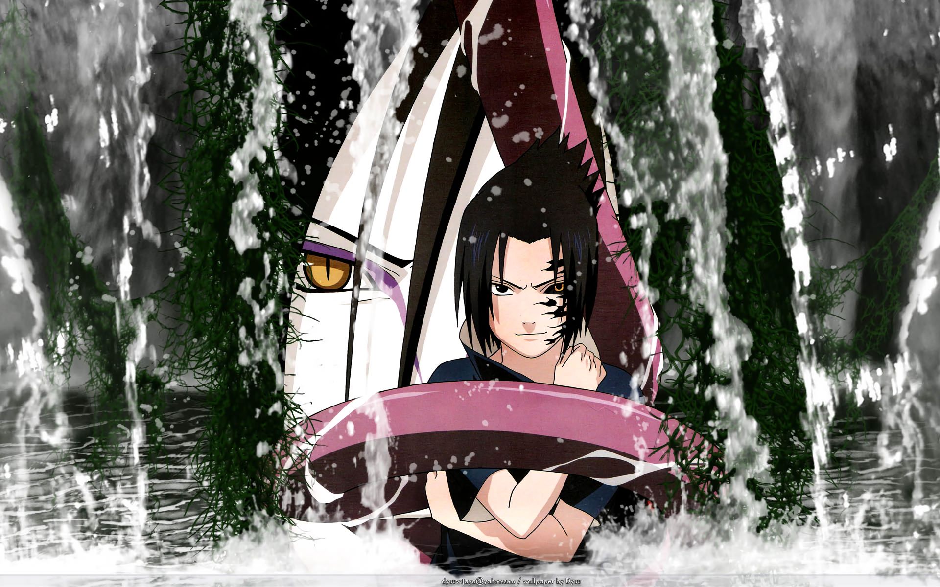 HD desktop wallpaper: Anime, Naruto, Sasuke Uchiha, Orochimaru (Naruto)  download free picture #386079