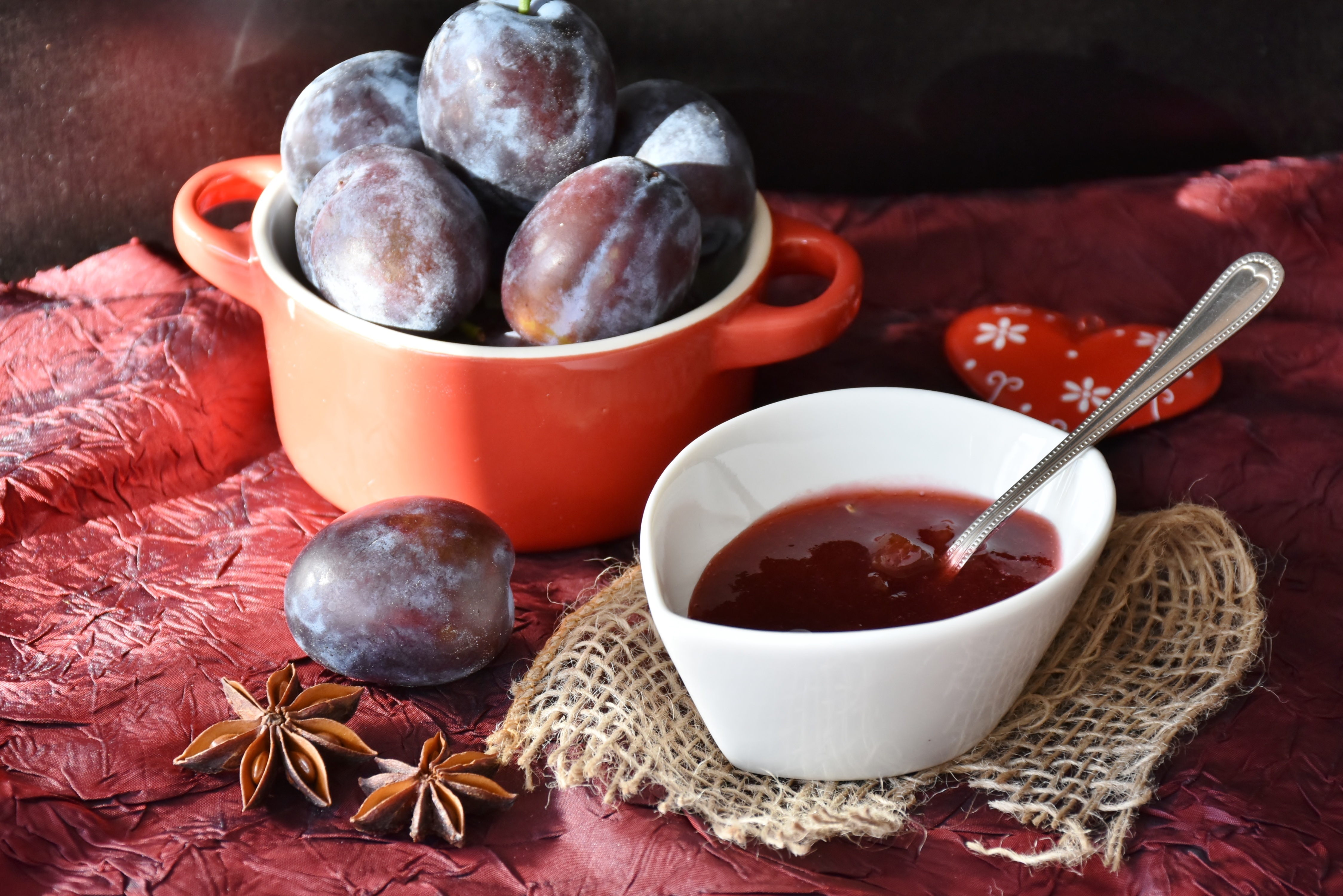 jam, fruits, plum, food Tablewares Tablet Wallpapers