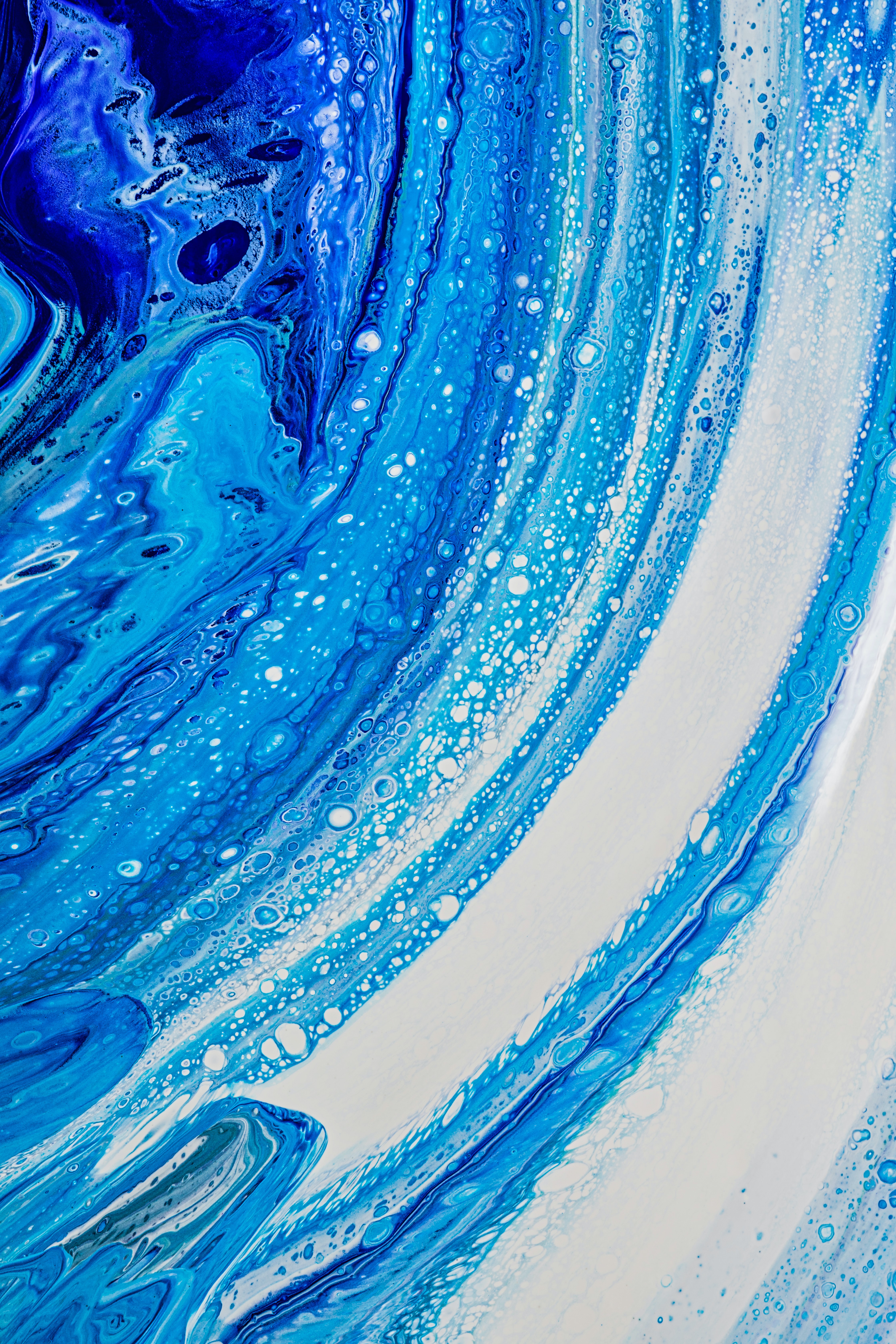 blue, macro, paint, abstract Divorces Cellphone FHD pic