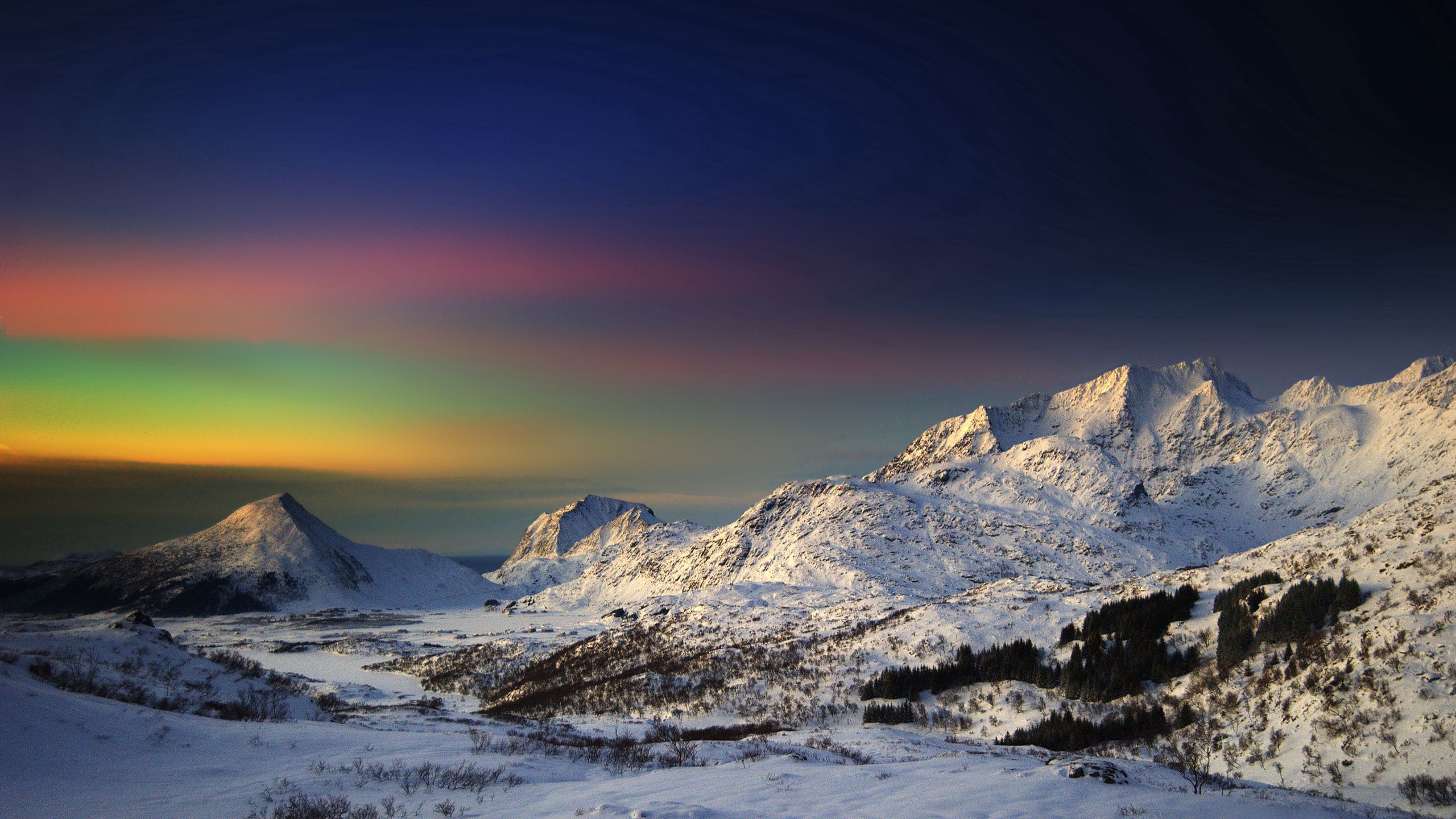 Laden Sie das Sky, Natur, Mountains, Schein, Farbtöne, Schattierungen-Bild kostenlos auf Ihren PC-Desktop herunter