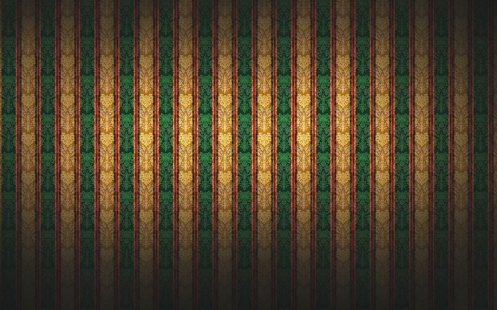 Panoramic Wallpapers Stripes green, artistic, abstract, pattern