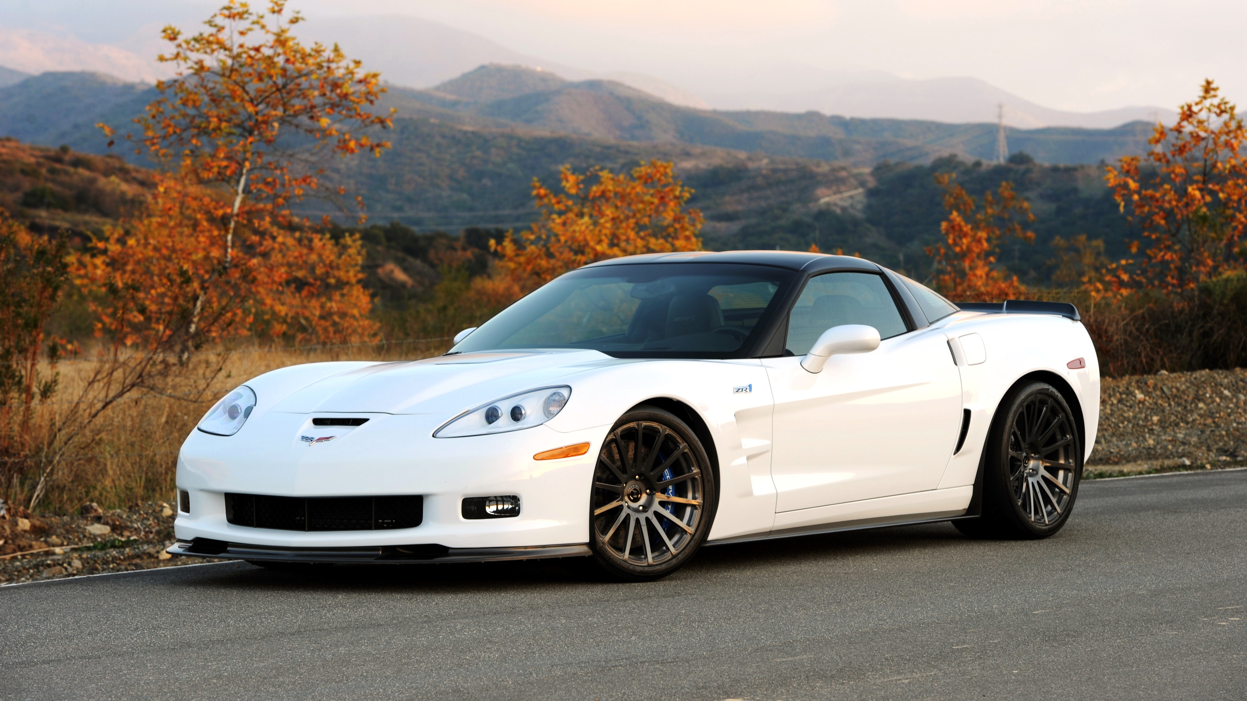 Free Images white, zr1, side view, c6 Chevrolet
