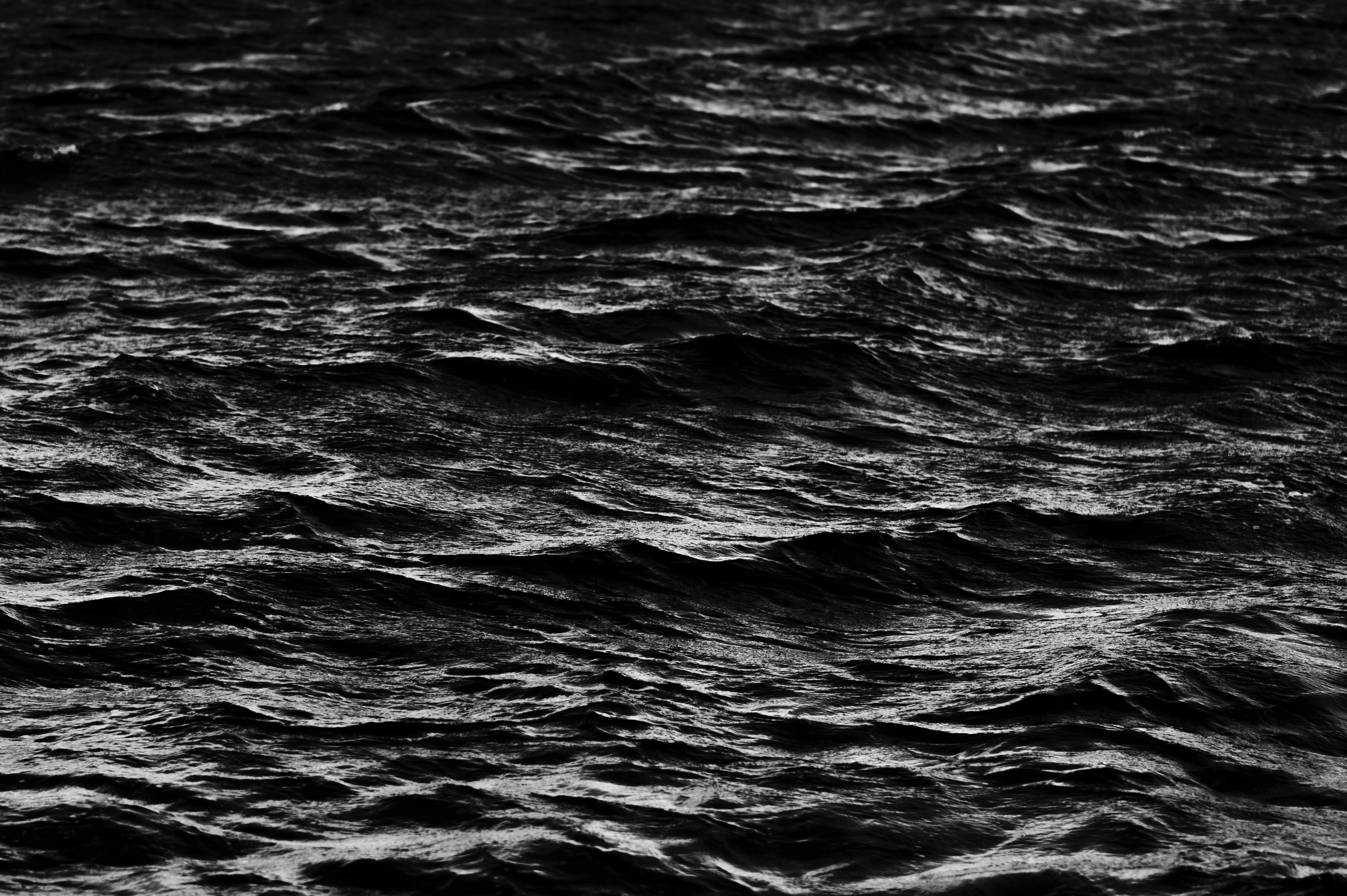 waves, water, black download for free