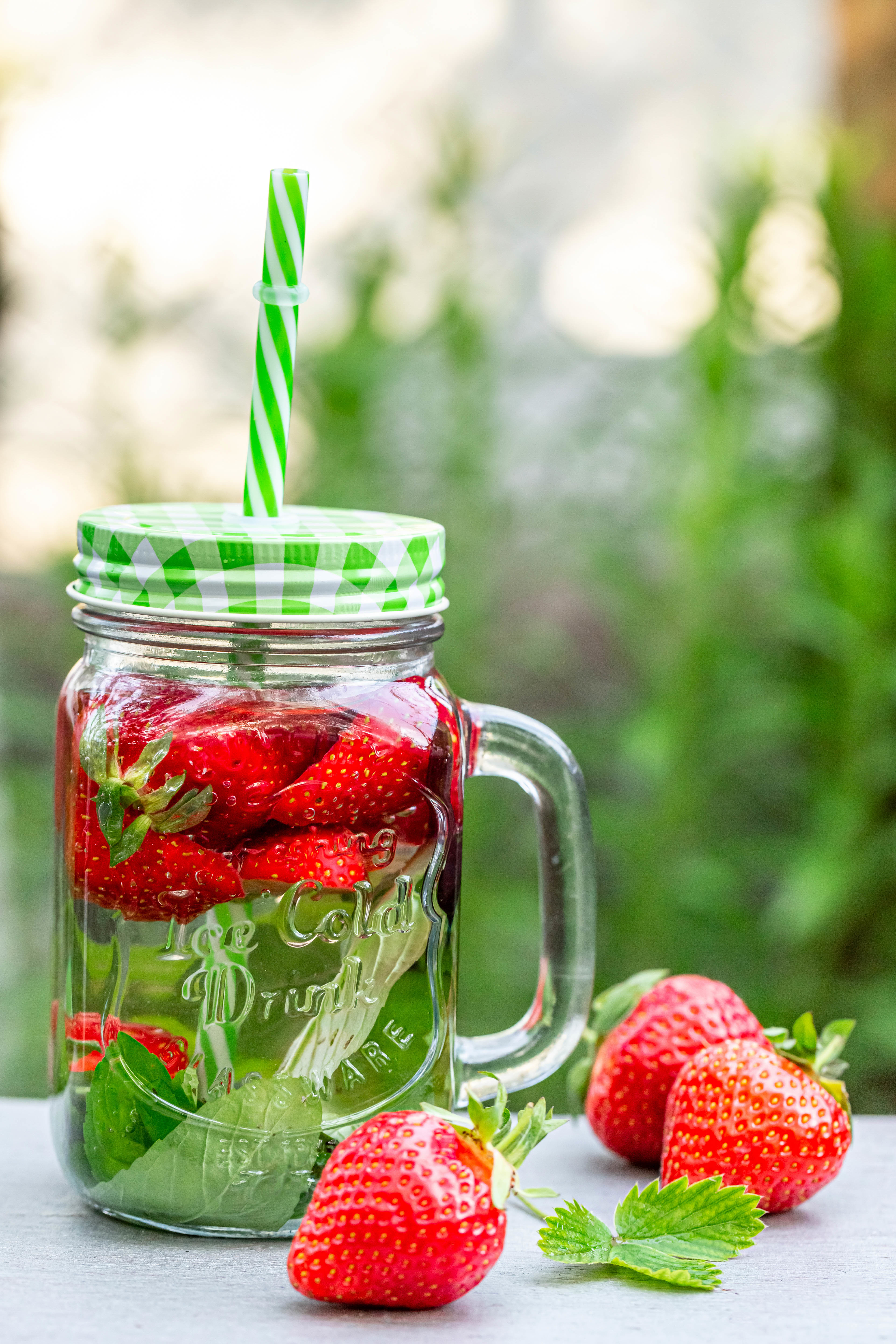129533 free wallpaper 1080x2400 for phone, download images strawberry, berry, food, mug 1080x2400 for mobile