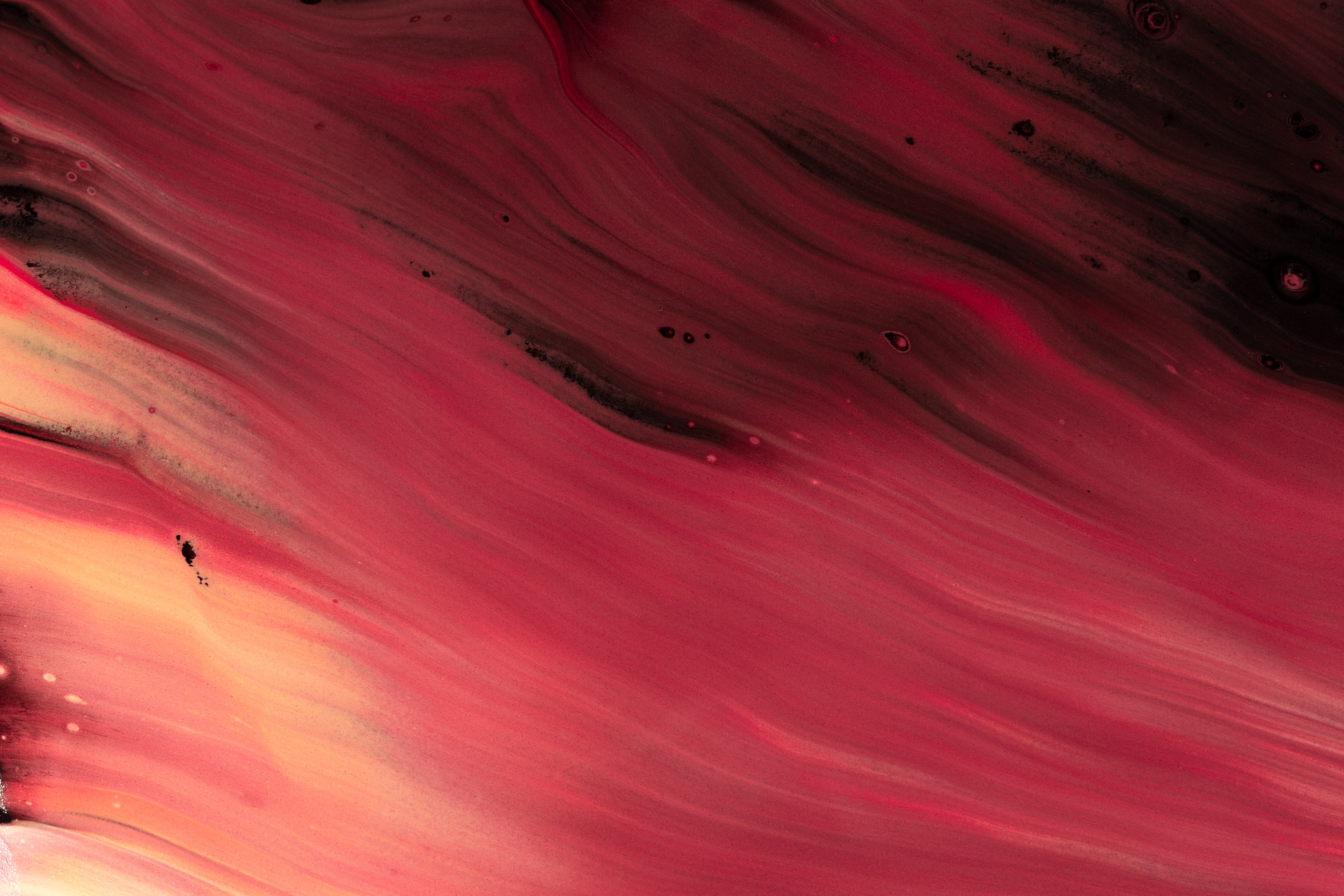 paint, red, abstract, stains, spots, stripes, streaks
