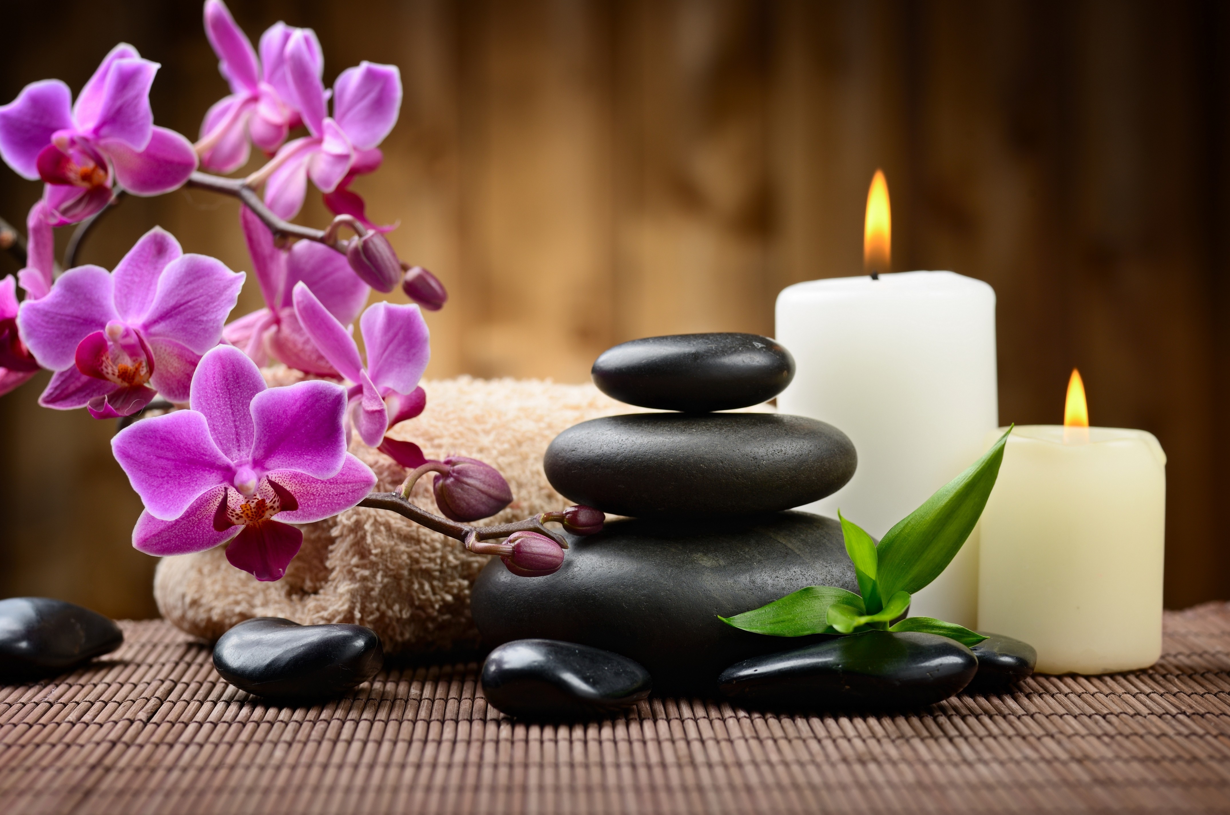 religious, zen, candle, orchid, spa, towel images